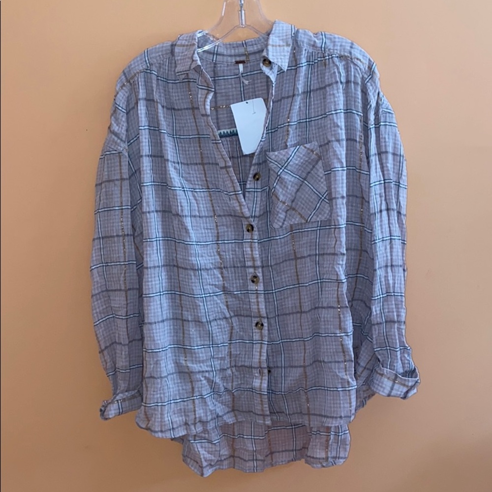 Nwt free people flannel